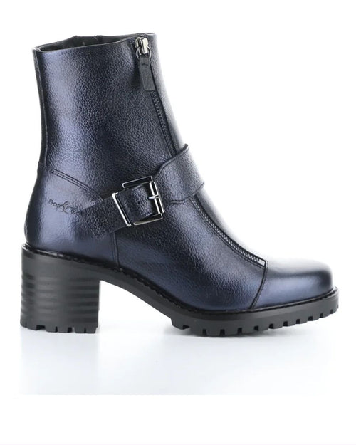 Botte d'hiver courte bleue pour femme ISHY de BOS & CO