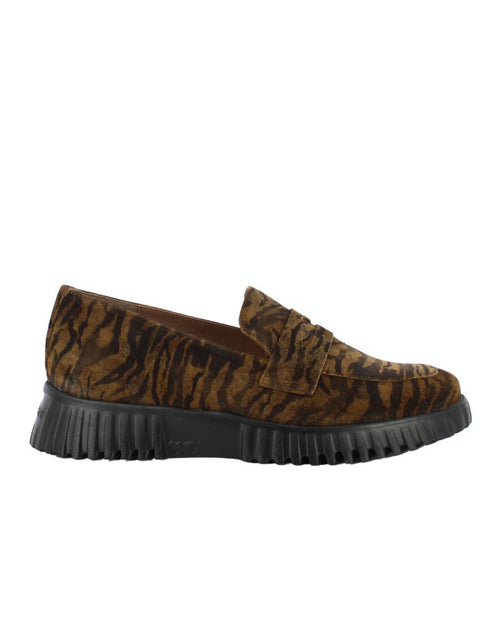 Chaussure urbaine couleur marron zèbre pour femme A-4402 de Wonders