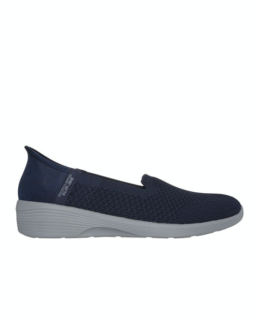 Chaussure marine tout-aller pour femme Skechers Slip-ins: Arya - Sweet Voice 158873-NVY.