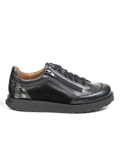 Chaussure noire orthopédique pour femme DY-5102-DINAN de Portofino.