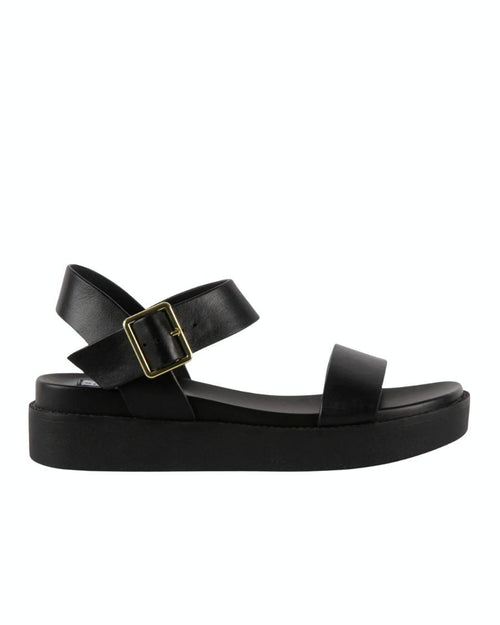 Sandale urbaine noire pour femme ADDISON de Steve Madden.