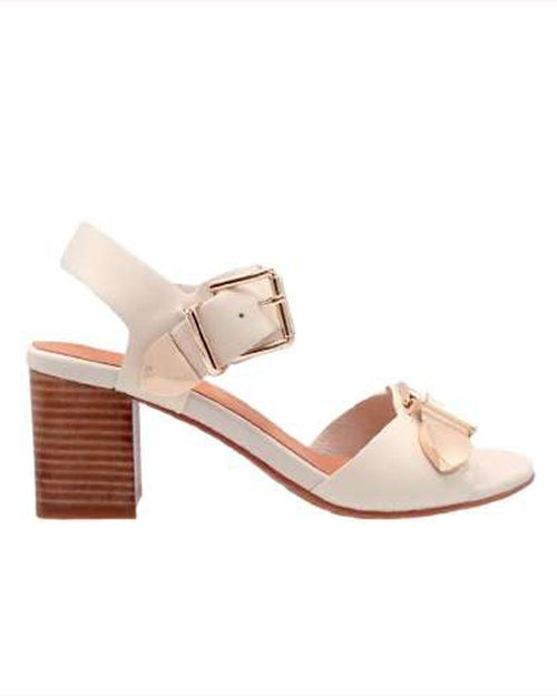 Sandale Blanche à Talon pour Femme ARCADE de TAMARA LONDON