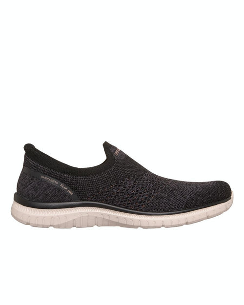 Chaussure noire tout-aller pour femme Skechers Hands Free Slip-ins® : Virtue - Mystic 104747-BKGY.
