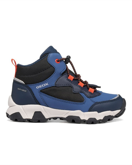 Botte mi-saison bleue pour garçon Magnetar J463ZC-C4277 de Geox