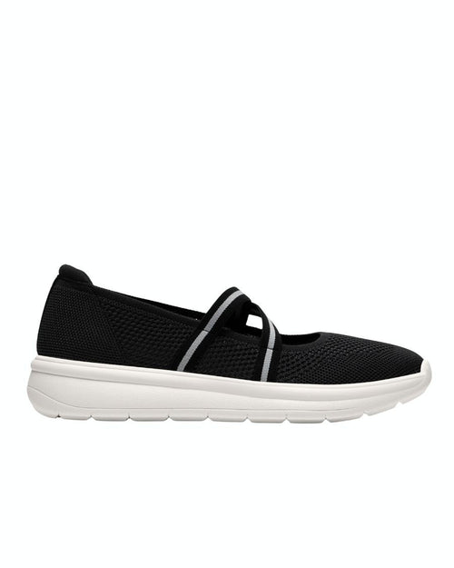 Chaussure noire tout-aller pour femme EZRINN MIST 26187037 de Clarks