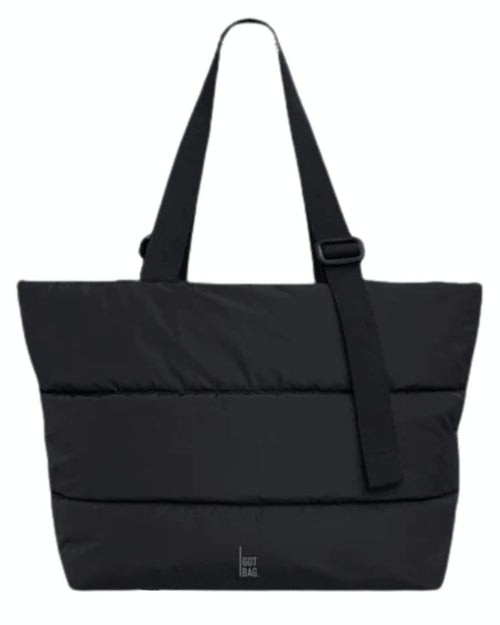 Sac noir PUFFER TOTE BAG de GOT BAG.