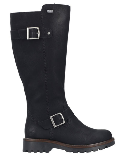 Botte d'hiver longue noire pour femme Rieker 73292-00