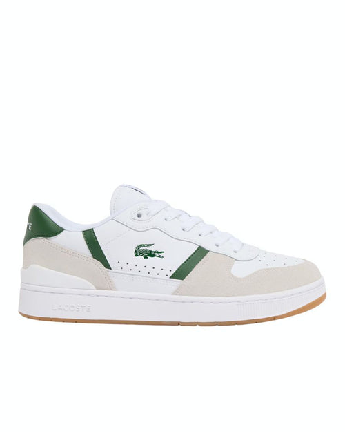 Chaussure urbaine blanche pour homme T-CLIP SET 52SMA0011-37 de Lacoste.