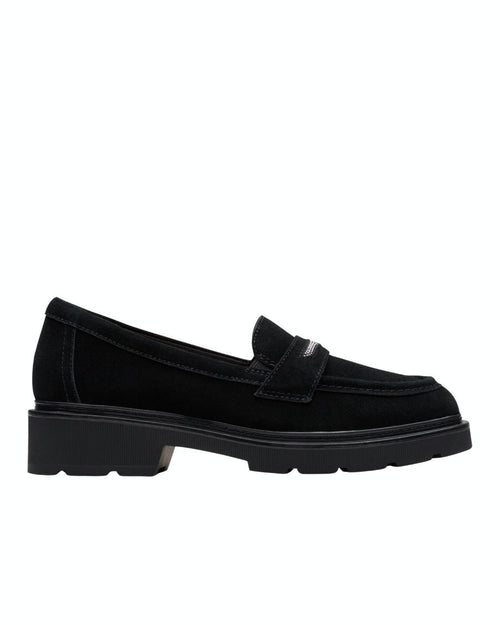 Chaussure noire tout-aller pour femme Lauryl Step 26184348 de Clarks