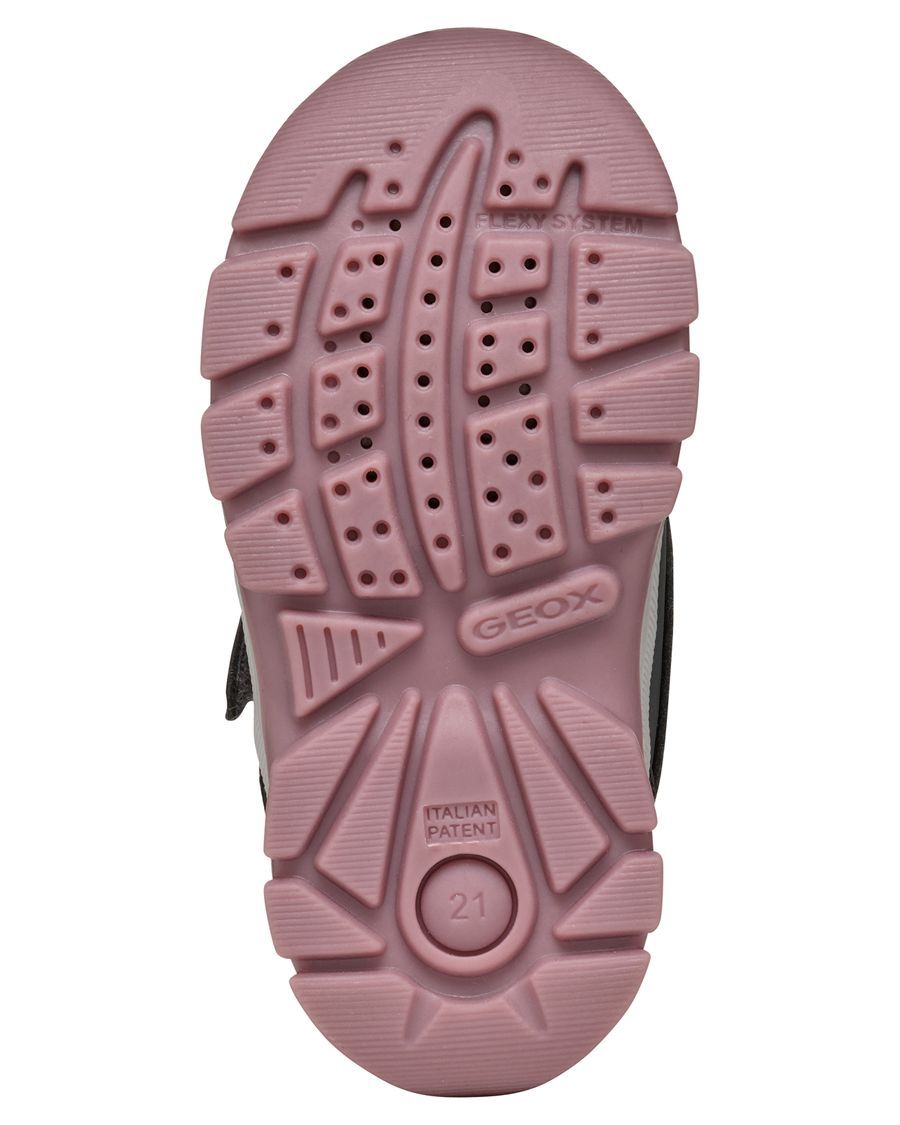 Bottes De Pluie Bébé Fille GIOSEPPO Emod – Roses Avec Patchs, Imperméables Et Antidérapantes