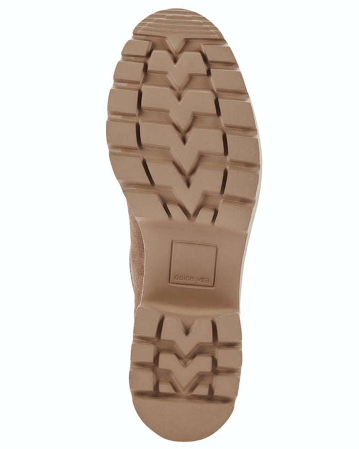 Bottines Dolce Vita En Velours Daim Rose - Taille US 7, Talon 2.5", Neuves Sans Boîte