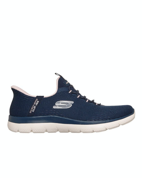 Chaussure marine tout-aller pour femme  Skechers Hands Free Slip-ins® : Summits - Dream Chaser 150284-NVPK.