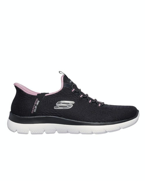 Chaussure noire tout-aller pour femme  Skechers Hands Free Slip-ins® : Summits 150284-BKMV