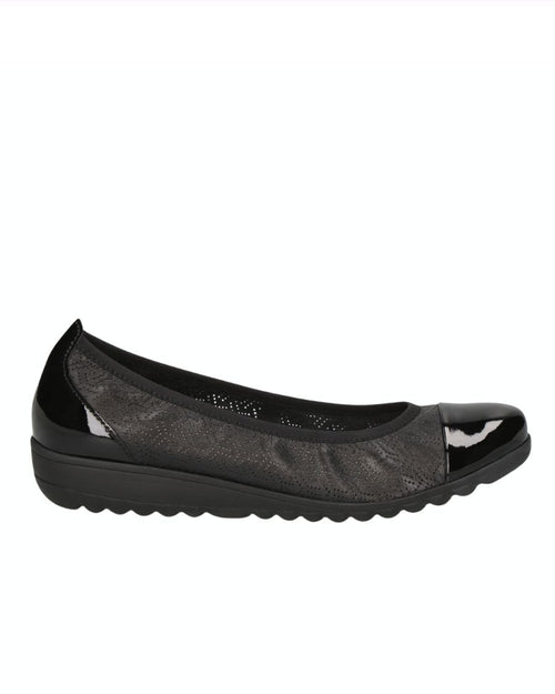 Ballerine noire pour femme 22103-42-01I de CAPRICE.