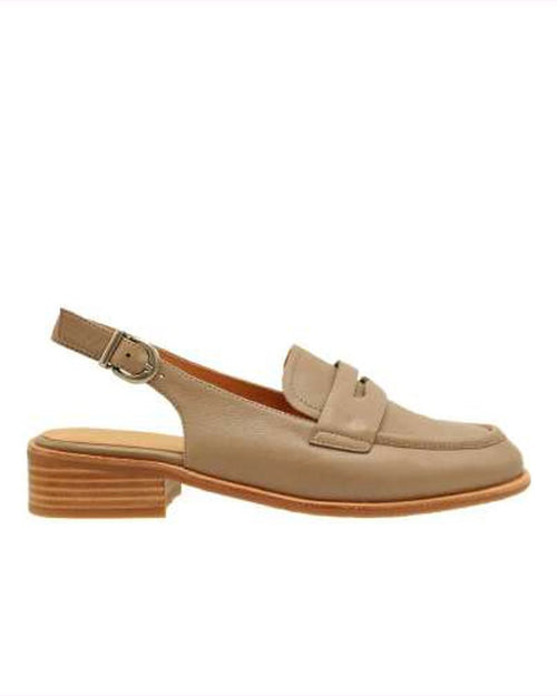 Chaussure beige foncé à talon pour femme ANYA de TAMARA LONDON