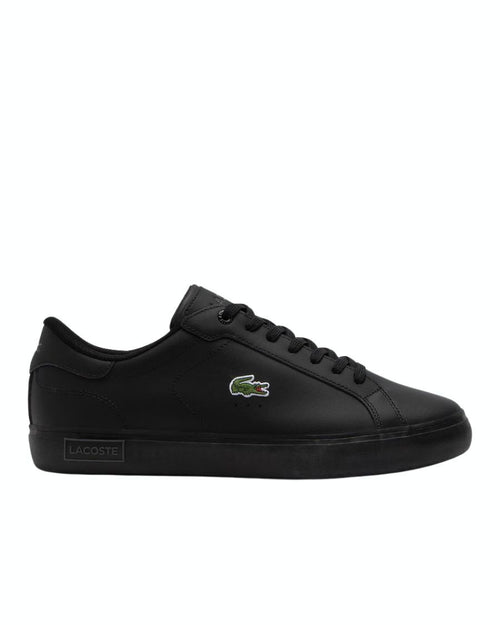 Chaussure urbaine noire pour homme Powercourt 49SMA0081-02H de Lacoste