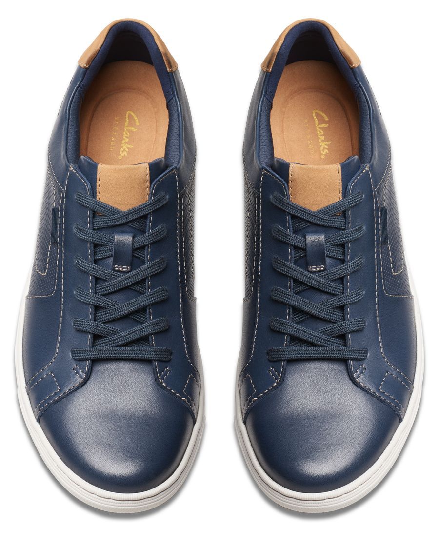 Sandales Homme Clarks En Cuir à Scratch - Taille Unique (charte), Neuves Avec Boîte
