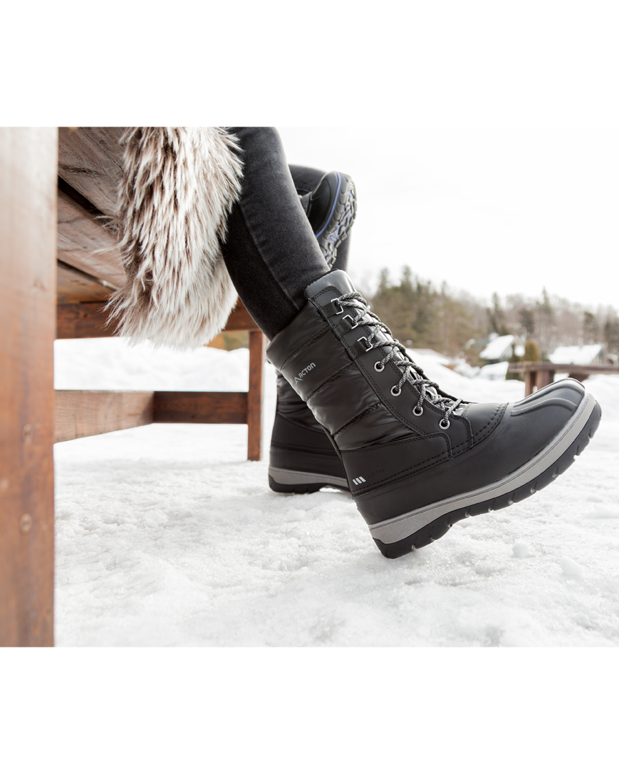 ROXANE ACTON BOTTE HIVER FEUTRE – Chaussures Croteau