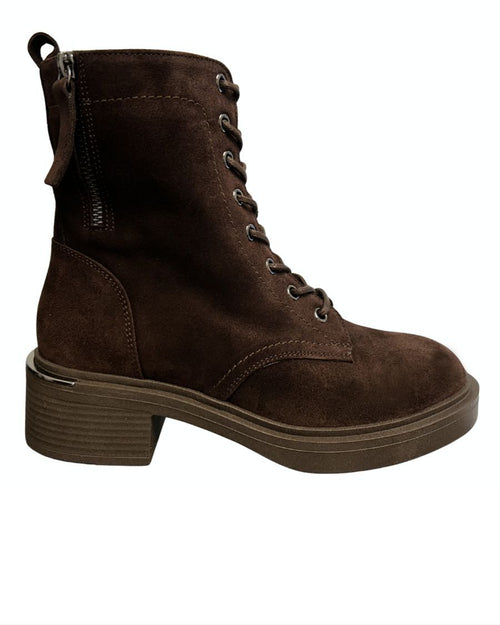 Botte courte brune pour femme BOLERO de Ateliers Shoes.