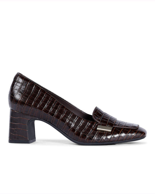 Chaussure brune à talon haut pour femme Fernie Edge 26327185 de Clarks