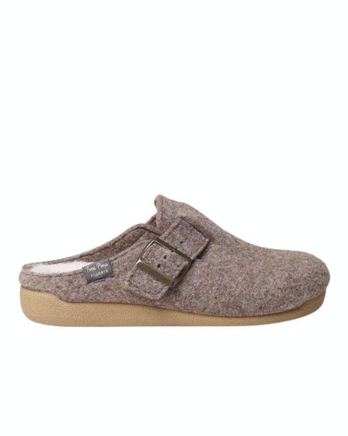Pantoufle taupe pour femme Mima-FP de Toni Pons.