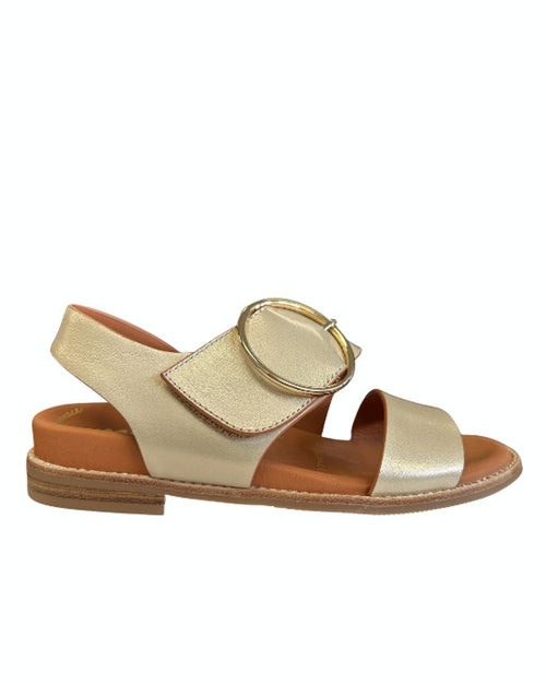Sandale champagne tout-aller pour femme M7-18 de Minx.
