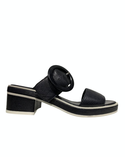 Sandale noire à talon pour femme M6-355-NOIR de MINX