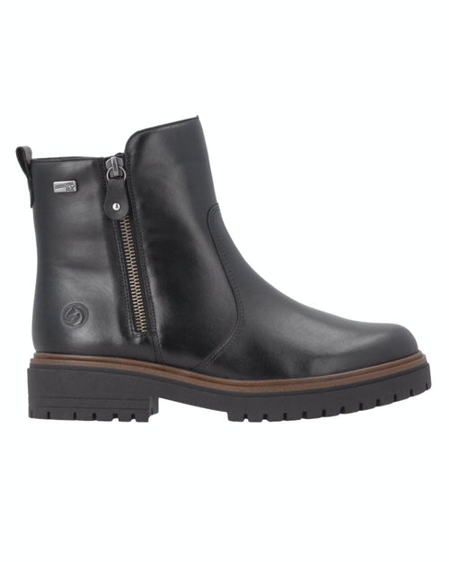 Botte d'hiver noire pour femme D4B72-00 de Remonte
