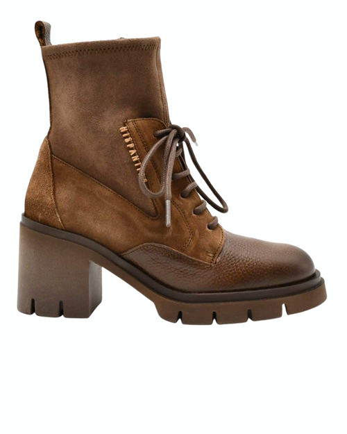 Botte courte brune pour femme Zurich HI264281 de Hispanitas