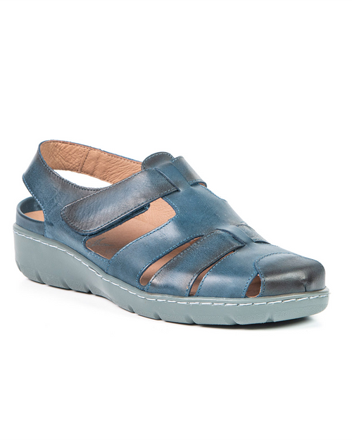 Sandale bleue orthopédique pour femme ND-39402 de PORTOFINO.