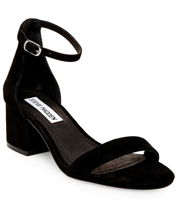 Sandales à Talons STEVE MADDEN En Cuir Noir - Taille 6 UK, Neuf Sans Boîte D'origine